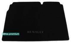 Двошарові килимки Sotra Premium Graphite для Renault Megane (mkII)(хетчбек)(багажник) 2002-2009