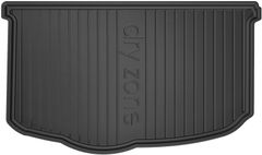 Гумовий килимок у багажник Frogum Dry-Zone для Kia Soul (mkI) 2008-2013 (без органайзера)(нижній рівень)(багажник)