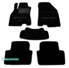 Двухслойные коврики Sotra Premium Black для Renault Megane (mkIII)(универсал) 2008-2016