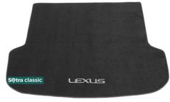Двухслойные коврики Sotra Classic Black для Lexus RX (mkIV)(багажник) 2016-2022