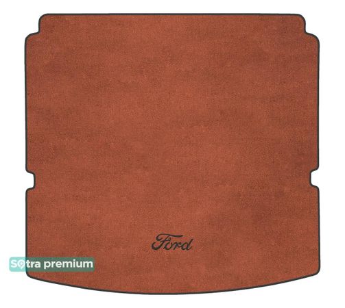 Двошарові килимки Sotra Premium Terracotta для Ford Galaxy (mkIII)(7 місць)(багажник) 2015-2022 - Фото 1