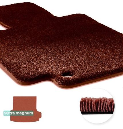 Двошарові килимки Sotra Magnum Red для BMW 3-series (F34)(Gran Turismo)(багажник) 2013-2020 - Фото 1