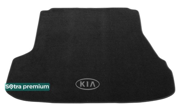 Двошарові килимки Sotra Premium Graphite для Kia Cerato (mkI)(седан)(багажник) 2004-2009 - Фото 1