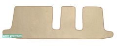 Двошарові килимки Sotra Premium Beige для Nissan Pathfinder (mkIV); Infiniti QX60 / JX (mkI)(3 ряд) 2013-2020