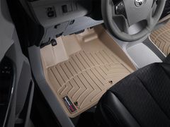 Коврики Weathertech Beige для Toyota Sienna (mkIII)(1 row) 2010-2012 - Фото 2