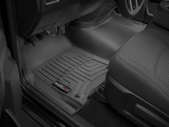 Коврики WeatherTech Black для Dodge Ram (mkIV)(quad cab)(4 fixing hooks)(with Full Lenght Console) 2012-2018 - Фото 2