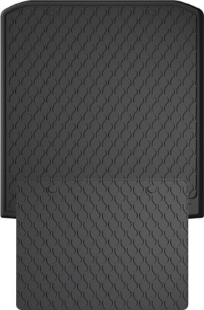 Гумовий килимок у багажник Gledring для Skoda Superb (mkIII)(універсал) 2015→ (без дворівневої підлоги)(нижній)(з нішою під запаску)(багажник із захистом) - Фото 1