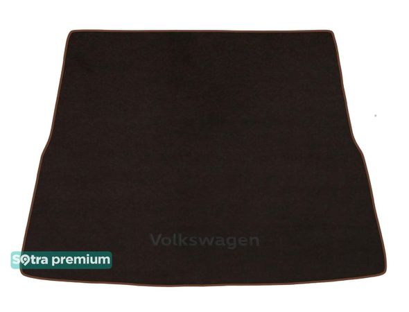 Двухслойные коврики Sotra Premium Chocolate для Volkswagen Passat (B6-B7)(универсал)(багажник) 2005-2014 - Фото 1