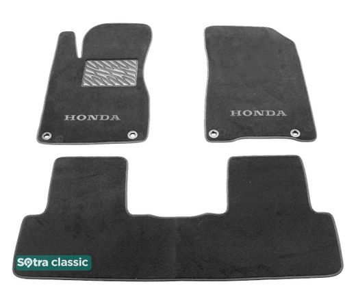 Двухслойные коврики Sotra Classic Grey для Honda CR-V (mkIV)(4 клипсы) 2012-2018 - Фото 1