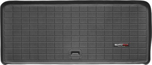 Коврик Weathertech Black для GMC Acadia; Saturn Outlook (mkI)(trunk behind 3 row) 2007-2017 - Фото 1