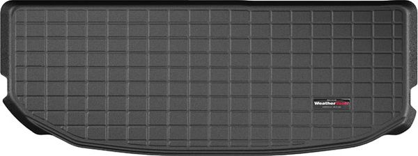 Коврик Weathertech Black для Hyundai Palisade (mkI)(trunk behind 3 row) 2019→ - Фото 1
