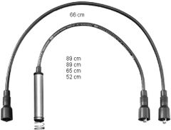 Провода зажигания Beru ZEF582 для Opel Kadett (E) 1.8-2.0 [0300890582]