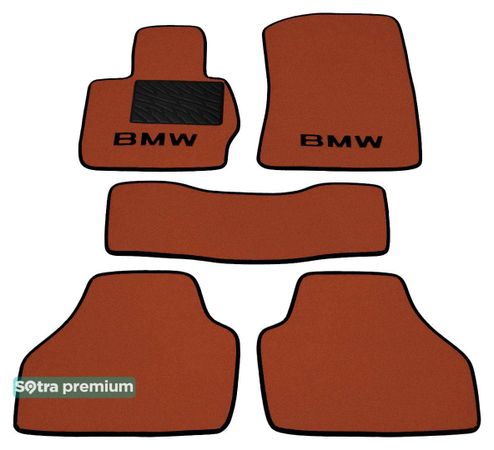 Двошарові килимки Sotra Premium Terracotta для BMW X3 (F25) / X4 (F26) 2010-2018 - Фото 1