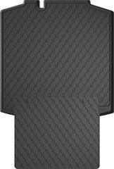 Гумовий килимок у багажник Gledring для Skoda Rapid (ліфтбек)(mkI); Seat Toledo (mkIV) 2012-2019 (нижній)(багажник із захистом)