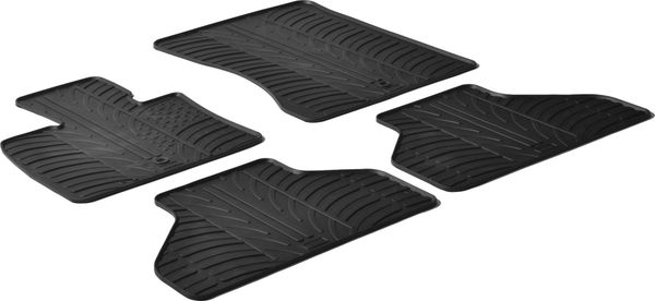 Гумові килимки Gledring для BMW X5 (E70) 2006-2012 - Фото 1
