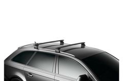 Багажник в штатні місця Thule Wingbar Black для BMW 5-series (E39) 1995-2003; Cadillac BLS (mkI)(седан) 2005-2010; Renault Vel Satis (mkI) 2002-2009; Saab 9-3 (mkII) 2003-2012 - Фото 2