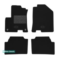 Двошарові килимки Sotra Classic Black для Kia Niro (mkI)(електро) 2018-2022