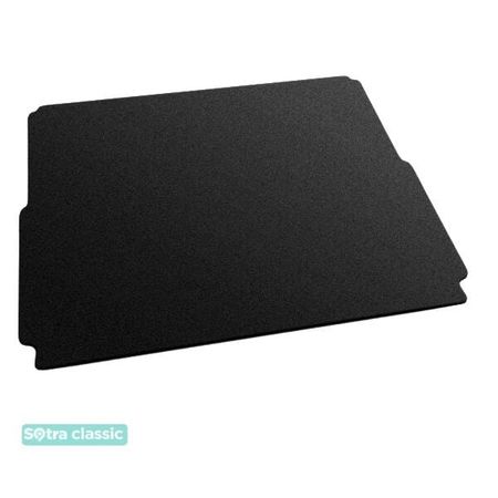 Двошарові килимки Sotra Classic Black для Peugeot 3008 (mkI)(нижній рівень)(багажник) 2008-2016 - Фото 1
