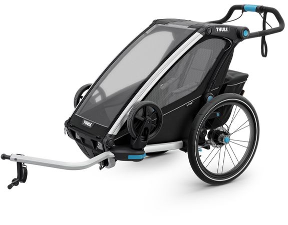 Дитяча коляска Thule Chariot Sport 1 (Black) - Фото 1