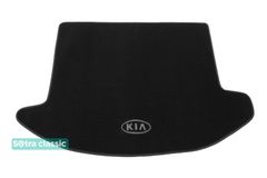 Двошарові килимки Sotra Classic Black для Kia Carens (mkII)(багажник) 2007-2013