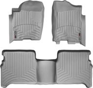 Коврики Weathertech Grey для Nissan Titan (double cab)(mkI)(1 fixing hook) 2003-2008 - Фото 1