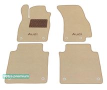 Двошарові килимки Sotra Premium Beige для Audi A8/S8 (mkIV)(D5)(long) 2017→ - Фото 1