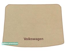 Двошарові килимки Sotra Premium Beige для Volkswagen Tiguan (mkII)(без дворівневої підлоги)(без запаски)(багажник) 2016→ - Фото 1