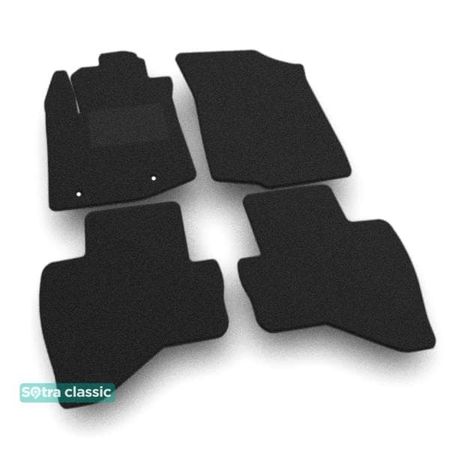 Двошарові килимки Sotra Classic Black для Toyota Aygo (mkII) 2014-2022 - Фото 1
