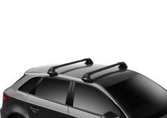 Багажник на гладкий дах Thule Edge Wingbar Black для Mazda 3 (mkIII)(седан и хетчбэк) 2013-2019 - Фото 2
