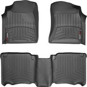 Коврики Weathertech Black для Toyota Fortuner (mkI)(2 fixings hooks) 2004-2012 - Фото 1