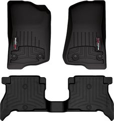 Коврики WeatherTech Black для Jeep Wrangler (JL)(unlimited)(5 door)(4xe)(hybrid) 2021→