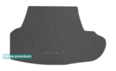 Двошарові килимки Sotra Premium Grey для Infiniti Q50 (mkI)(багажник) 2013→