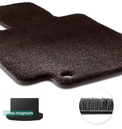 Двошарові килимки Sotra Magnum Black для Hyundai Tucson (mkIII)(із запаскою)(багажник) 2018-2020 - Фото 1