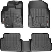 Коврики Weathertech Black для Toyota Corolla (US)(E140)(with vens under seats) / Matrix (mkII); Pontiac Vibe (mkII)(2WD) 2009-2014 automatic - Фото 1