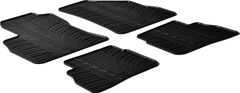 Гумові килимки Gledring для Fiat Doblo (mkII)(1-2 ряд) 2010-2022; Opel Combo (mkIV)(D)(1-2 ряд) 2011-2017