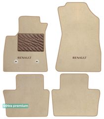 Двошарові килимки Sotra Premium Beige для Renault Austral (mkI)(гібрид) 2022→ АКПП