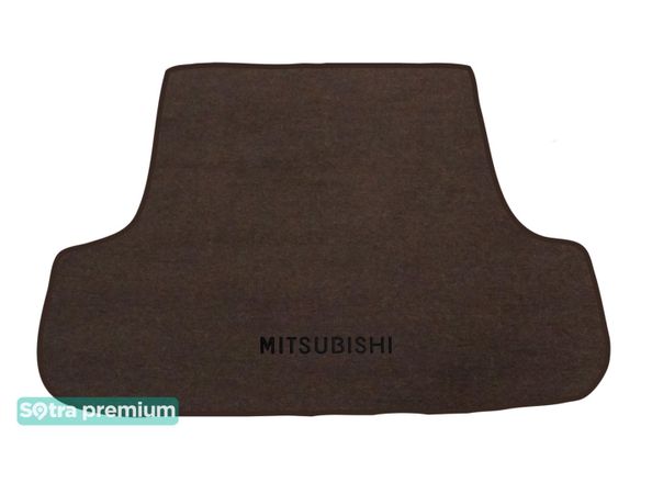 Двухслойные коврики Sotra Premium Chocolate для Mitsubishi Pajero Sport (mkI)(багажник) 1996-2008 - Фото 1