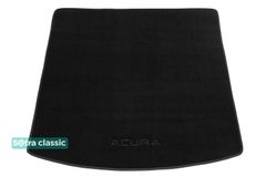 Двухслойные коврики Sotra Classic Black для Acura MDX (mkIII)(сложенный 3 ряд)(багажник) 2014-2020