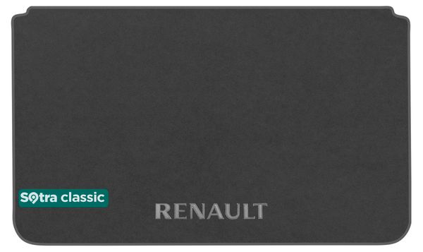 Двошарові килимки Sotra Classic Grey для Renault Captur (mkI)(багажник) 2013-2019 - Фото 1