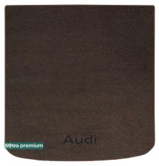 Двошарові килимки Sotra Premium Chocolate для Audi A4/S4/RS4 (mkV)(B9)(універсал)(багажник) 2015-2023