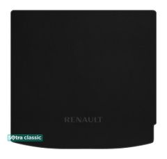 Двухслойные коврики Sotra Classic Black для Renault Arkana (mkI)(верхний уровень)(багажник) 2019→ (EU)