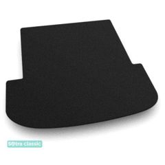 Двухслойные коврики Sotra Classic Black для Kia Telluride (mkI)(сложенный 3 ряд или без него)(багажник) 2019→