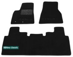 Двошарові килимки Sotra Classic Black для Tesla Model S (mkI) 2012-2014