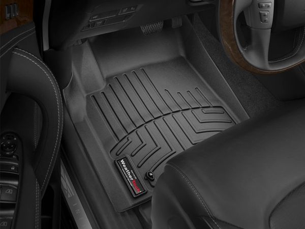 Коврики Weathertech Black для Infiniti QX80 / QX56 (mkII)(1-2 row) 2011-2017; Nissan Armada (mkI)(1-2row) 2017→ - Фото 2