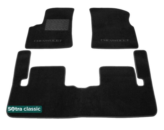 Двухслойные коврики Sotra Classic Black для Chevrolet Tacuma (mkI) 2004-2008 - Фото 1
