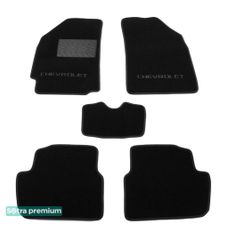 Двошарові килимки Sotra Premium Black для Chevrolet Spark (mkIII) 2009-2015