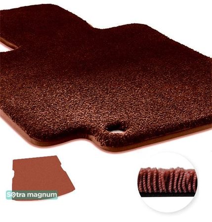 Двошарові килимки Sotra Magnum Red для SsangYong Kyron (mkI)(багажник) 2005-2014 - Фото 1