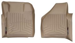 Коврики Weathertech Beige для Ford Super Duty (all cabs)(mkII)(no 4x4 shifter)(2pcs.)(1 row) 2008-2010 automatic - Фото 1