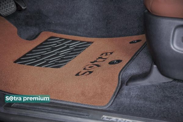 Двошарові килимки Sotra Premium Terracotta для Volkswagen Caddy (mkIII)(1 ряд) 2003-2020 - Фото 3