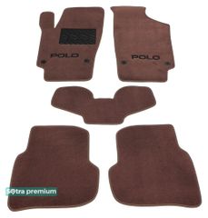 Двошарові килимки Sotra Premium Chocolate для Volkswagen Polo (mkV)(седан) 2010→